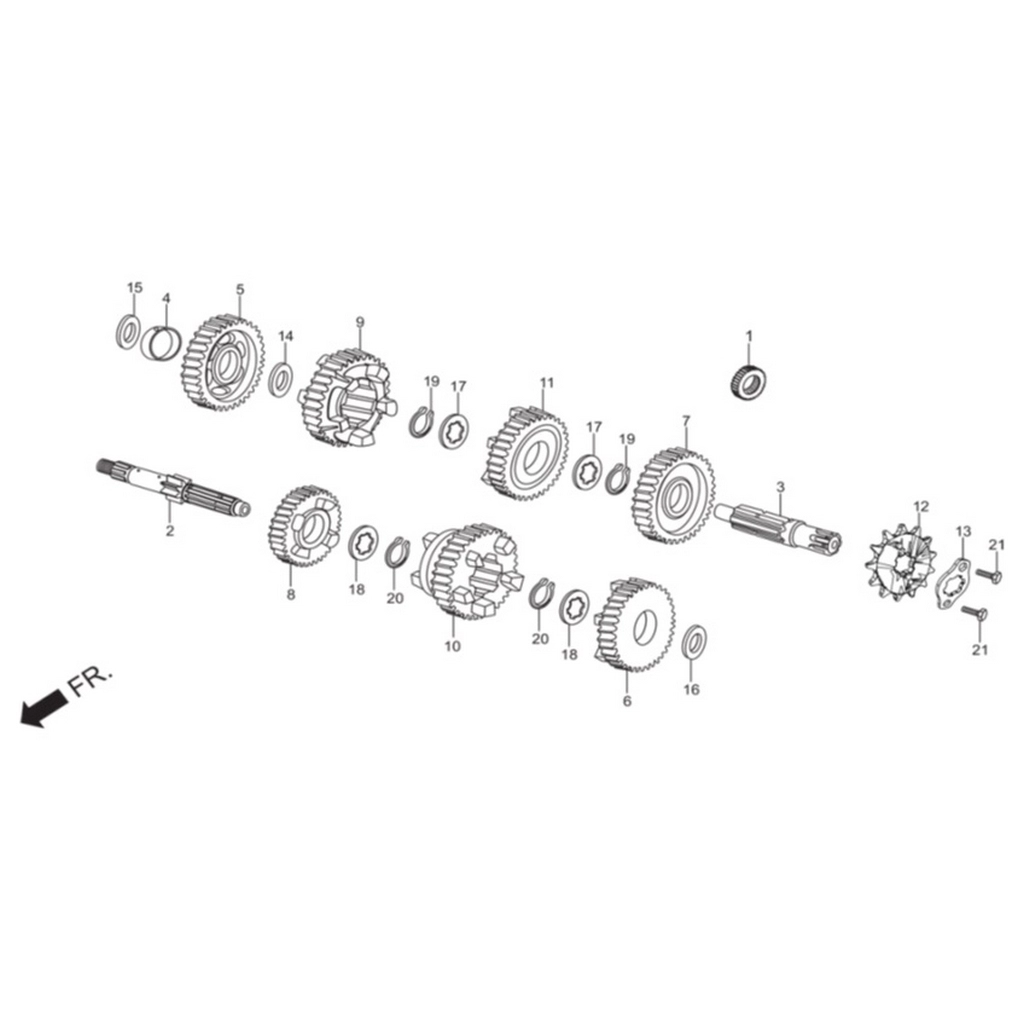 HERO IGNITOR125 ON ZINCIR DISLISI #HR125-IG E0812